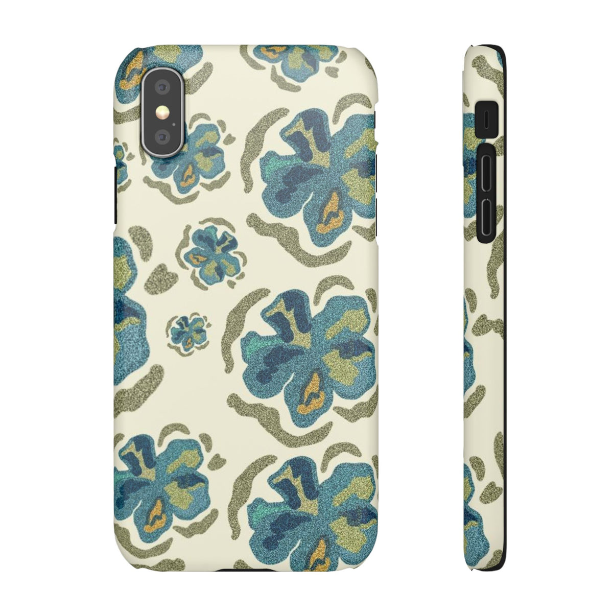 Slim Case – Blue Flowers