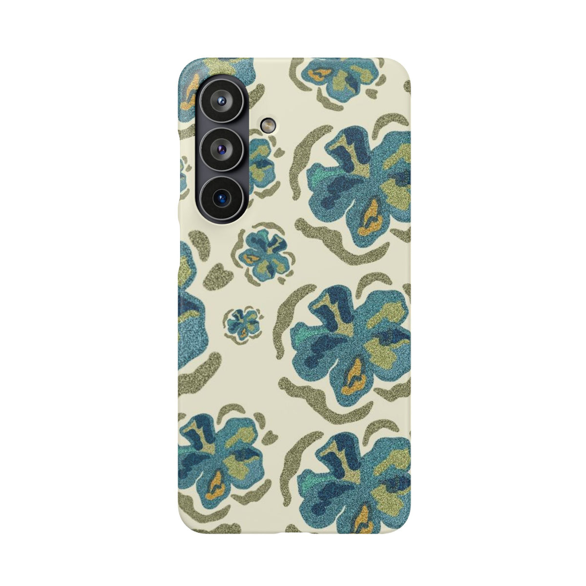 Slim Case – Blue Flowers