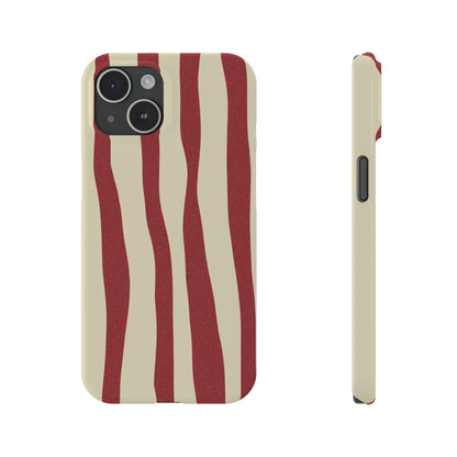 Custom Case (Red Lines)
