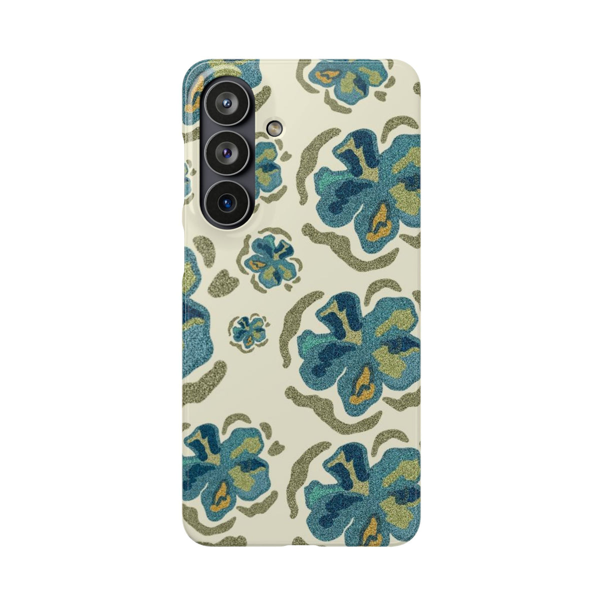 Slim Case – Blue Flowers
