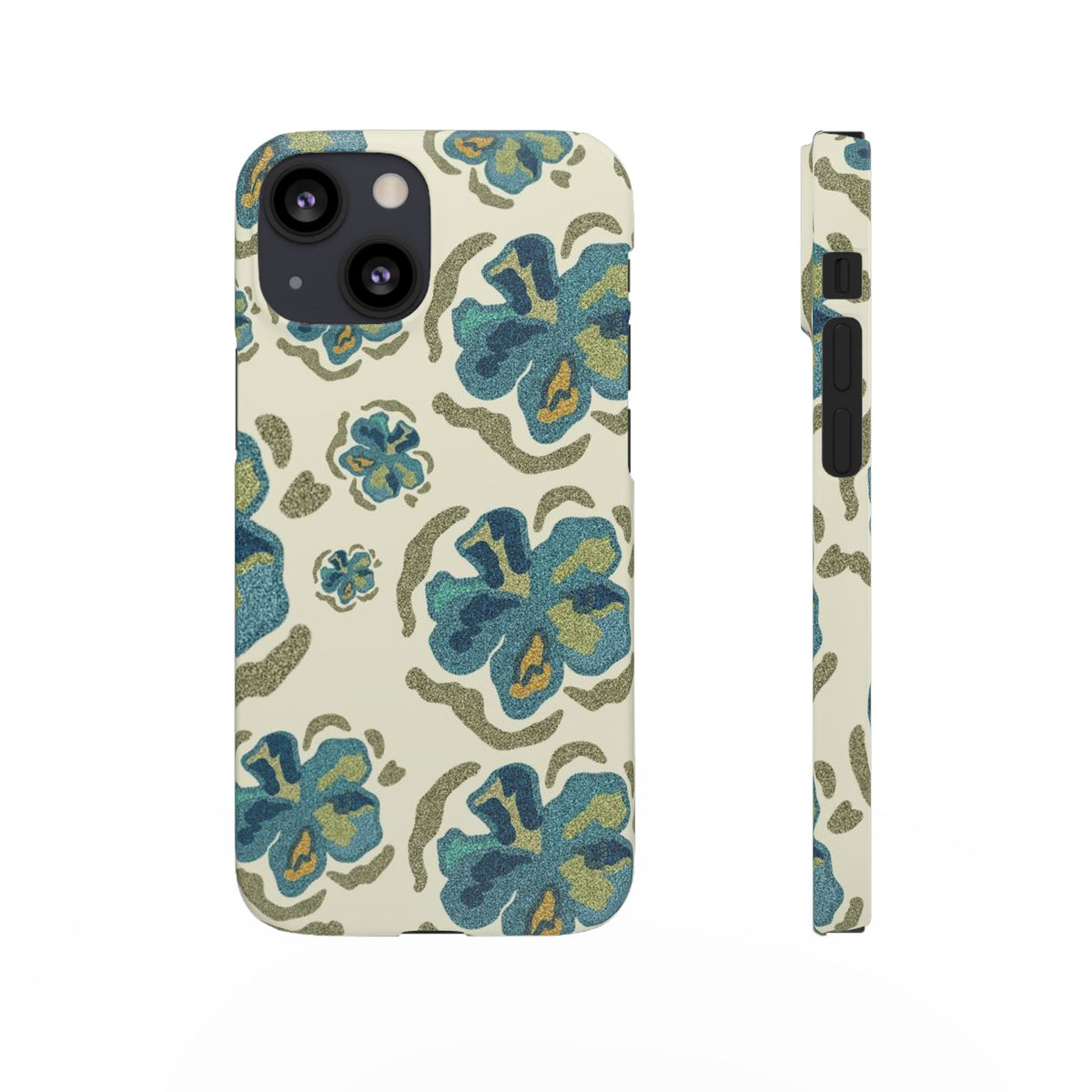 Slim Case – Blue Flowers